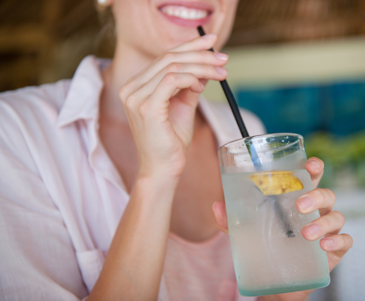 Drinking Coconut Water