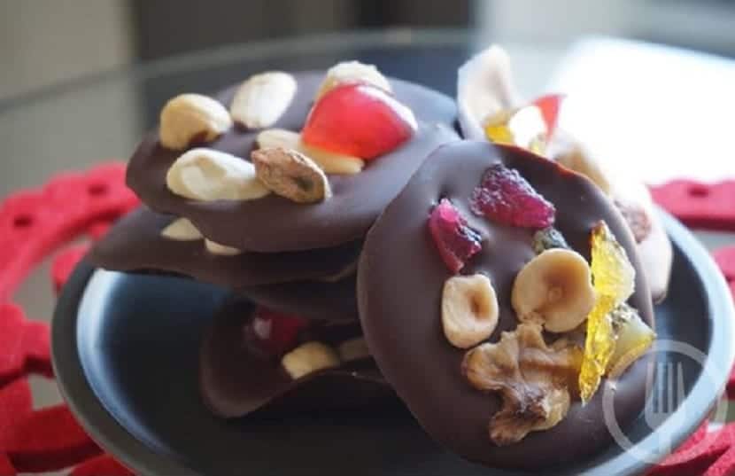 Chocolates Con Frutas Secas
